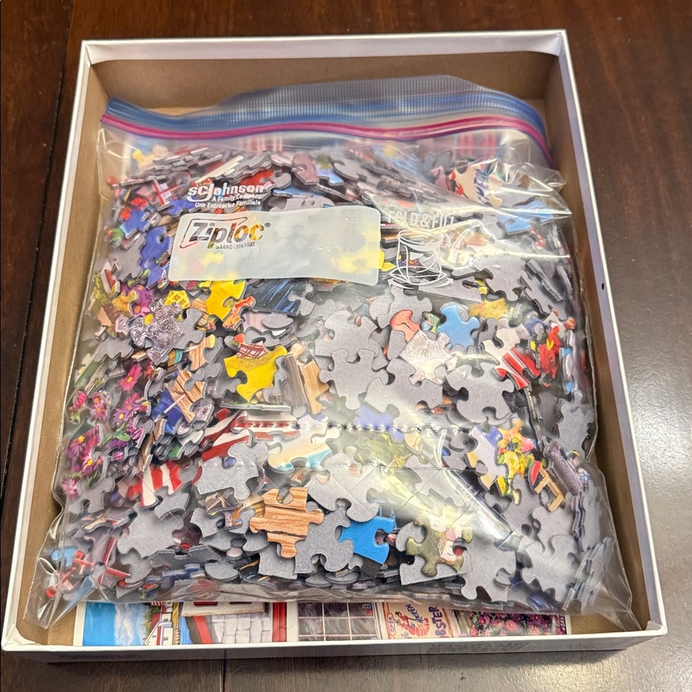 White Mountain Lobster Landing Puzzle. 1000 pieces. Complete with poster - Picture 7 of 7